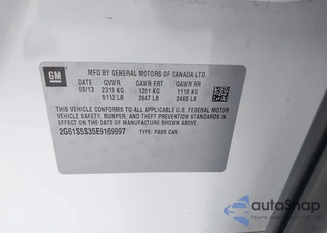 2014 Cadillac Xts Platinum from USA, damaged, VIN 2G61S5S35E9169997